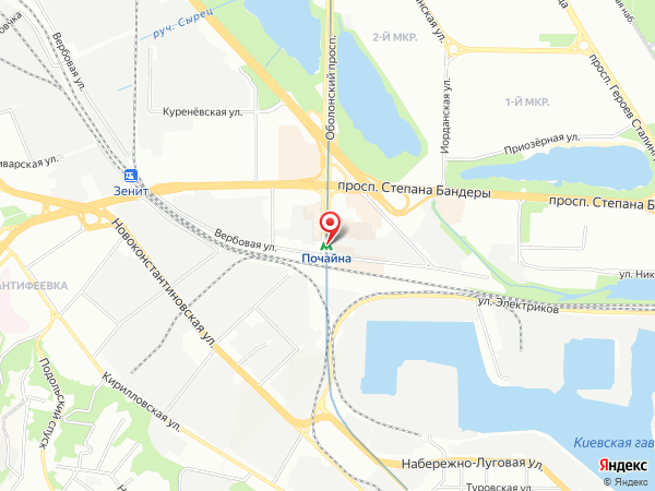 около станции Героев Днепра